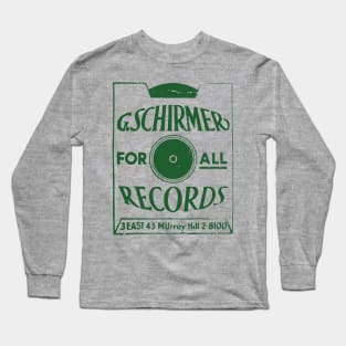 Schirmer Records Long Sleeve T-Shirt